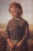 Ilia Efimovich Repin Poor little girl Uygur Li France oil painting reproduction